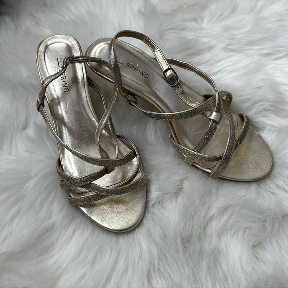 Call it spring gold kitten heel - Picture 3 of 5